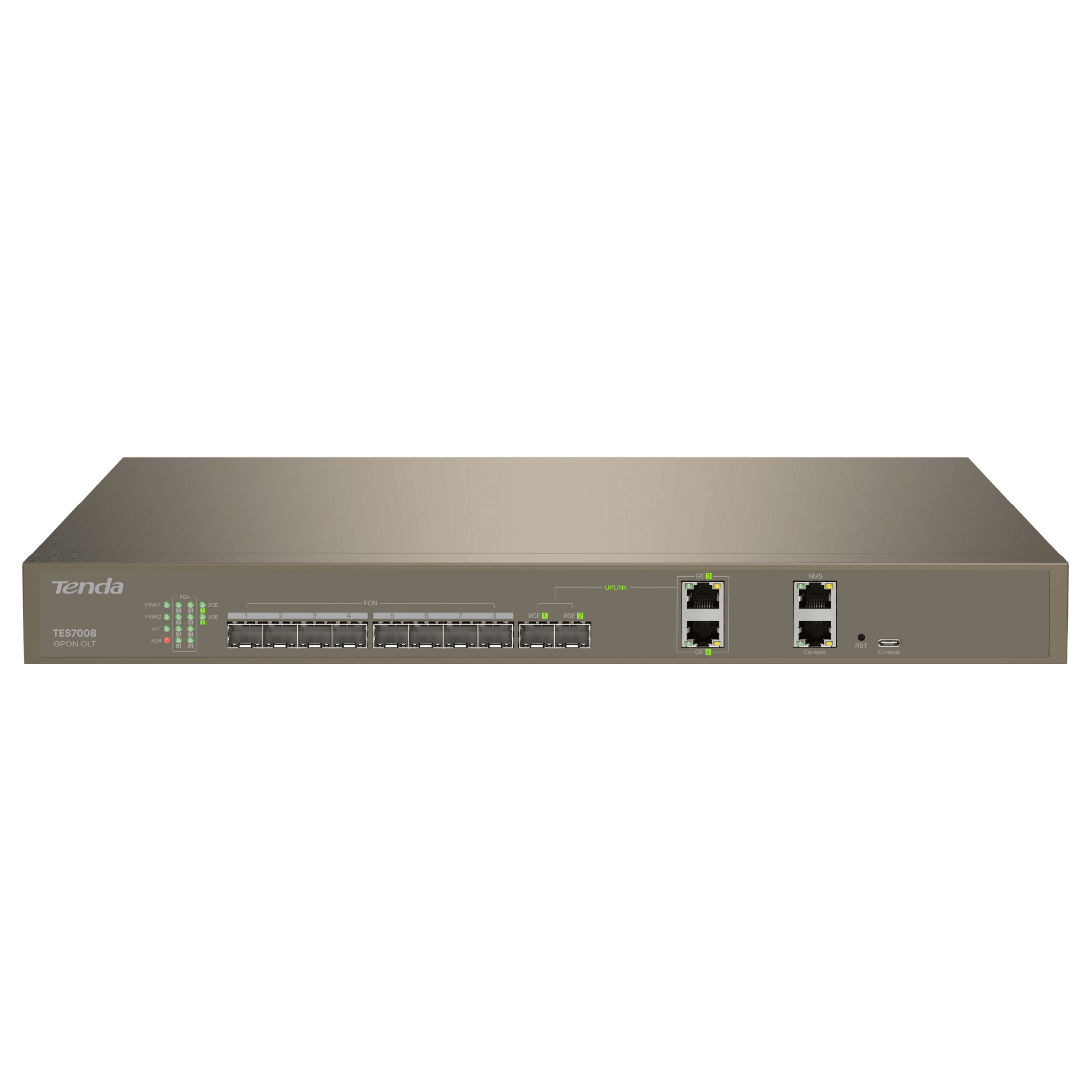 OLT GPON de 8 Puertos Tenda TES7008