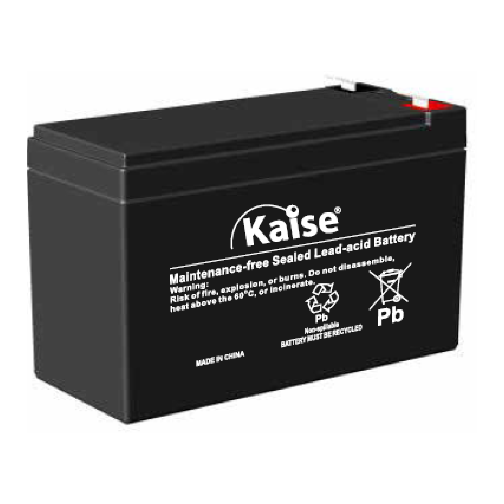 Batería VRLA AGM Standard 12V 7Ah Kaise KB1270